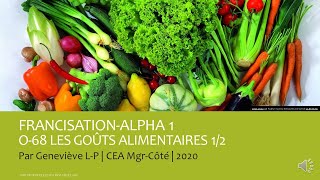 O68 Parler de ses goûts alimentaires 12 [upl. by Oiluj]