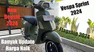 Review Vespa Sprint 150 New Flagship 2024 [upl. by Concepcion]