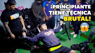 ¡Principiante tiene técnica brutal 🔥🥵 [upl. by Avrenim329]