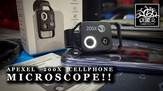 Turn Your CELLPHONE Into a Microscope Apexel 200x Microscope Adapter [upl. by Joon]