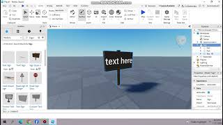 How to Change Text Tittle On Sign Text Roblox Studio [upl. by Kelbee]