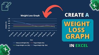 How to Create a Weight Loss Graph in Excel [upl. by Ahsilra]