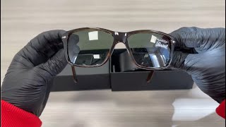 Persol PO3195S 105431 Dark HavanaGreen Sunglasses [upl. by Elisee]