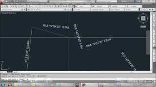 AutoCAD Tutorial  How to draw Site Title Boundary [upl. by Yrrat]