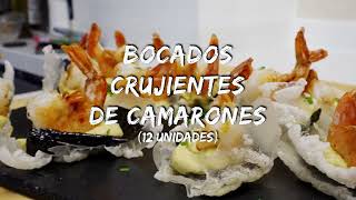 Receta Bocados Crujientes de Camarones [upl. by Lirrehs]