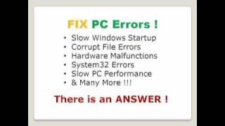 Windows system32 Fix XP registry Vista registrystartup repair [upl. by Kerin26]