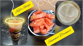 Summer Dreams Juice  Watermelon Milk Shake  Kids Recipe [upl. by Herzig]