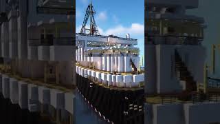 Minecraft SS Duilio maritime ship cruiseship history italy [upl. by Morrison807]