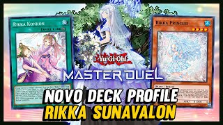 RIKKA SUNAVALON COM OS NOVOS SUPORTES  YuGiOh Master Duel [upl. by Wain548]