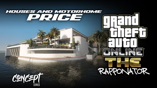 GTA Online  The Rapponator Properties and Motorhome  Concept Dynasty 8 and WCampC [upl. by Sharma]