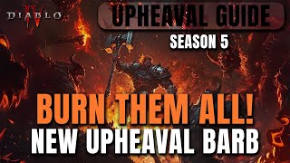 BURN THEM ALL  NEW UPHEAVAL HELLHAMMER BARB BUILD [upl. by Strohben358]