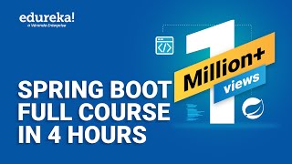 Spring Boot Full Course  Learn Spring Boot In 4 Hours  Spring Boot Tutorial For Beginner  Edureka [upl. by Einhpets]