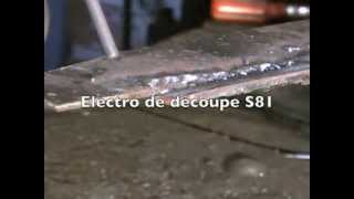 saborfr  Electrode de découpe S81 [upl. by Airretal]