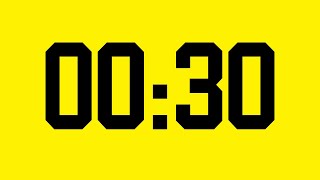 ⏱️30 seconds countdown timer 🟡⚫️ [upl. by Sharyl243]