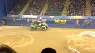 Monster jam nutter center 2015 donuts [upl. by Loralee]