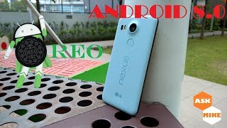 Flash Stock Android 80 Oreo Google Nexus 5X [upl. by Harrak439]