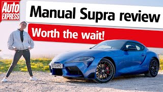 New Toyota Supra manual review the PERFECT combination [upl. by Airdnal604]