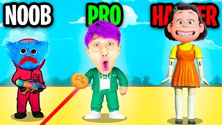 NOOB vs PRO vs HACKER In POPPY PLAYTIME SQUID GAME Survival 456 But Its Huggy Wuggy [upl. by Tormoria]