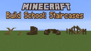 Minecraft Build School Staircases [upl. by Vidal836]