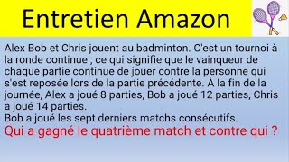 Entretien Amazon  un exercice de logique qui peut dérouter [upl. by Courtland]