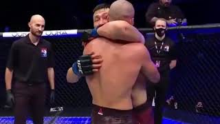 Brian Ortega And The Korean Zombie Bury Their Feud Post Fight at UFCFightIsland6 [upl. by Petey]