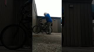 How to Kickstart a 2Stroke Motorized Bicycle [upl. by Alston]