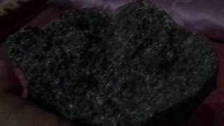 MeteoriteCarbonaceous chondrite with sparkling diamonds [upl. by Annatnom]