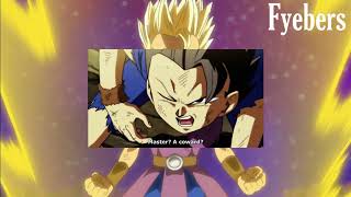 Cabba Calls Vegeta quotMasterquot Compilation  Dragonball Super [upl. by Sokim]