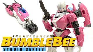 Transformers Studio Series Deluxe Class ARCEE Bumblebee Movie Review [upl. by Uke618]