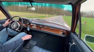 MercedesBenz W108 280 SE Driving  Oldenzaal Classics [upl. by Costello850]