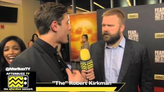 Robert Kirkman Talks Season Finale  Fear The Walking Dead Premiere  2016 [upl. by Zorah276]