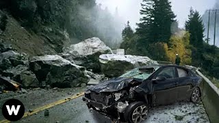 Tragic Moments Shocking Massive Rockfalls amp Landslides Filmed Seconds Before Disaster Quickly [upl. by Pros711]