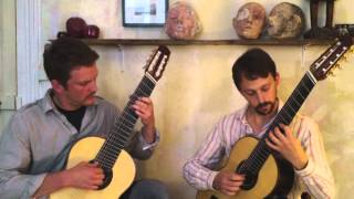 8 strings guitar duo Beethoven op2 n°1 mvt4 Prestissimo [upl. by Nuncia]