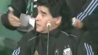 MARADONA VS MULLER WORLD CUP SUDAFRICA 2010 [upl. by Ayotac]