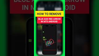 Removing Blue and Red Arrows in MT5 Latest Update Made Easy mt5 shorts [upl. by Trilby]