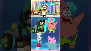 Paw Patrol 🆚 Talking Angela 🆚 Patrick 🆚 Peppa Pig coffindance tileshop [upl. by Moss255]