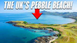 I play the Pebble Beach of the UK AMAZING GOLF COURSE [upl. by Payson932]