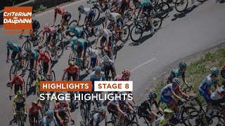 Dauphiné 2022  Stage 8  Highlights [upl. by Iramohs]