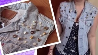 DIY Jak przerobić jeansową kamizelkę [upl. by Bobbi]