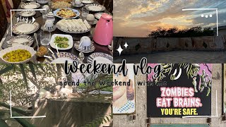 Weekend Vlog 3  Family Brunch  Coffee Date  Burning Brownie [upl. by Eivad]