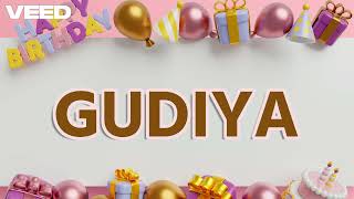 Happy Birthday Gudiya 🎉 A Celebration Song Just for You  video birthday song [upl. by Sineray116]