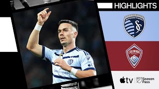 Sporting Kansas City vs Colorado Rapids  Double Brace  Full Match Highlights [upl. by Affrica]