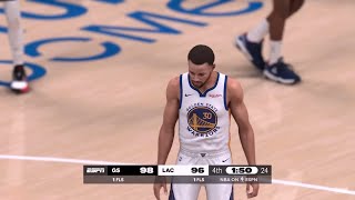 NBA 2K25 Emirates NBA Cup 🏆 Mode  CLIPPERS vs WARRIORS FULL GAME HIGHLIGHTS [upl. by Luemas651]