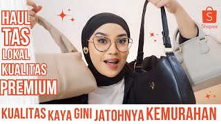 AKHIRNYA NEMU TAS LOKAL YANG BENERAN BAGUS ‼️ HAUL SHOPEE TAS LOKAL MURAH TAPI BAGUS  TYAS PRADA [upl. by Enwahs]