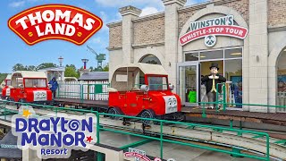 Winstons WhistleStop Tours in Thomas Land at Drayton Manor June 2022 4K [upl. by Mulderig]