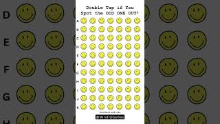 Can You Spot The Winking Emoji Odd Emoji Game Fun 😜😊 emojichallenge brainteaser emojicat short [upl. by Ynatsed]