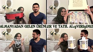 ALMANYA’DAN GELENLER amp TATİL ALIŞVERİŞİMİZ  BEYZA amp BURAK ŞAHİN  herşeyaşkla [upl. by Nyladnarb]