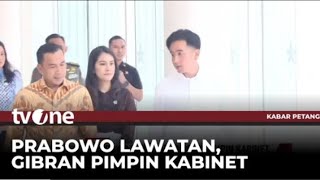 PRABOWO SUBIANTO LAWATAN  GIBRAN PIMPIN KABINET [upl. by Dyan448]