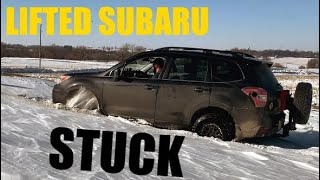 I BURIED my Subaru Forester in a snow drift [upl. by Akinehs]