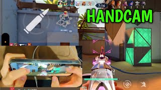 AM I A CHEATER HANDCAM GAMEPLAY  VALORANT Mobile [upl. by Asiuol]